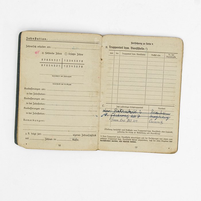 DMA17 Luftwaffe Soldbuch and associated papers for a Kanonier — image 12