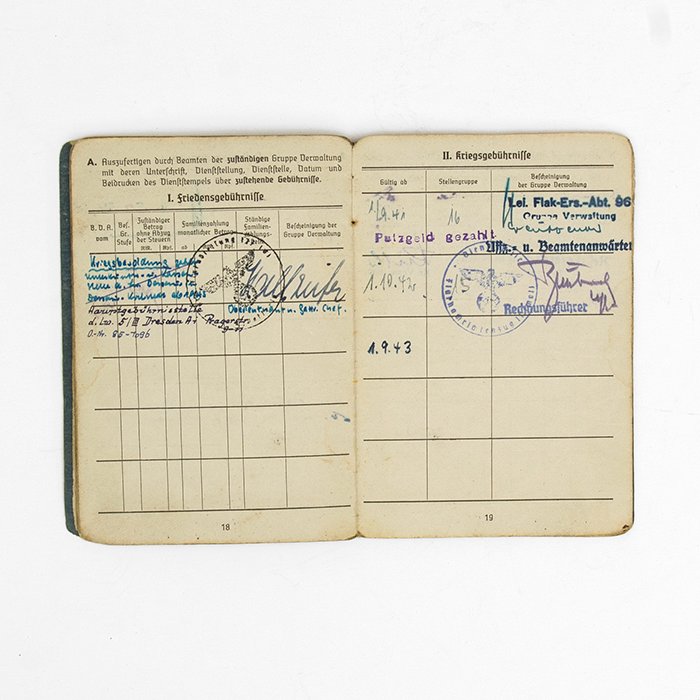 DMA17 Luftwaffe Soldbuch and associated papers for a Kanonier — image 13