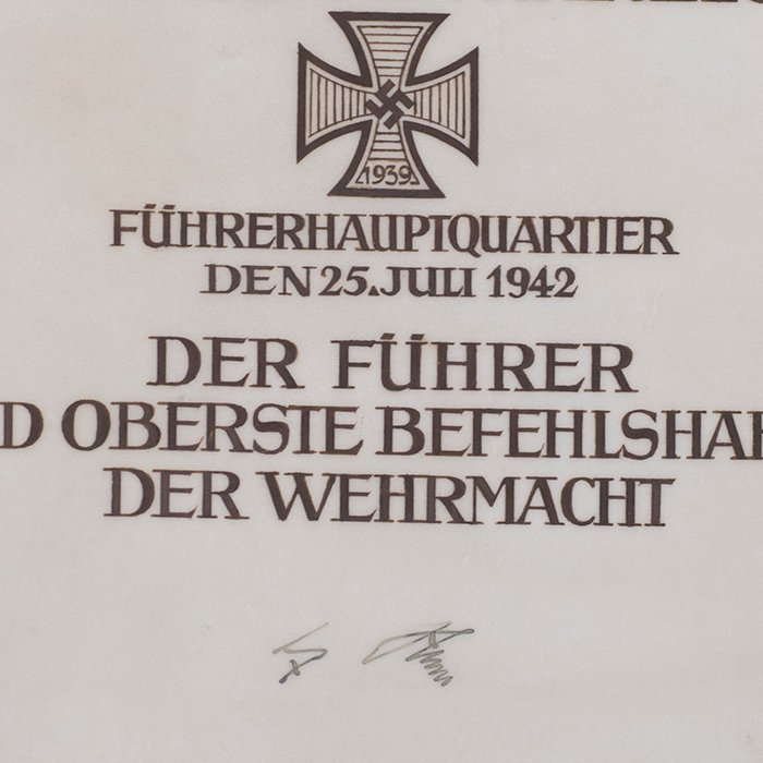 PTA14 Incredible grouping pertaining to Heer Ritterkreuzträger Hauptmann Hans Loth, captured at Stalingrad, to include formal Hitler signed Knights Cross document — image 11