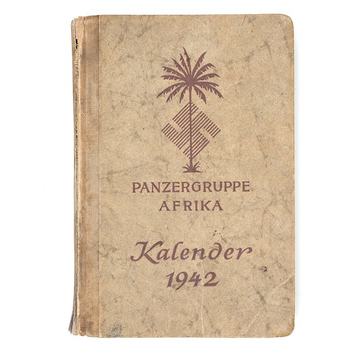 GAR12 1942 dated pocket calendar for Panzergruppe Afrika — image 2