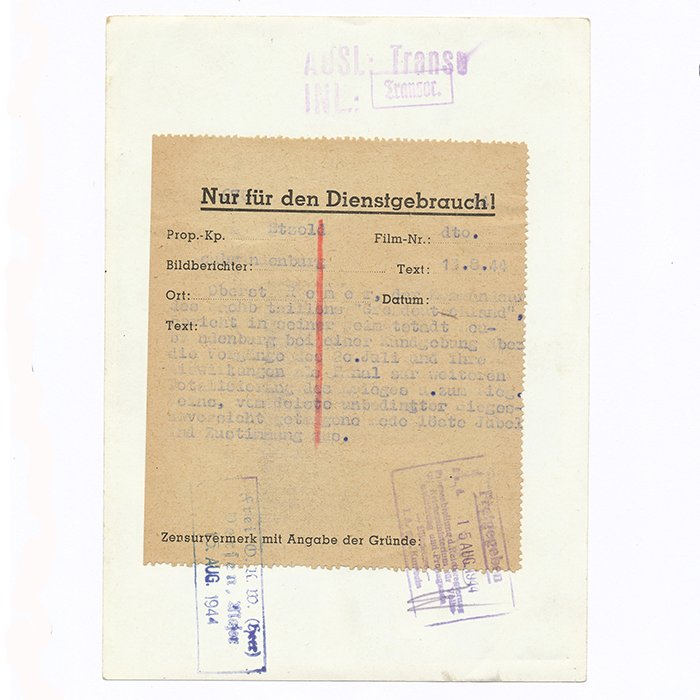 DG2700 Original press photo, ELT Oberst Remer at podium — image 3