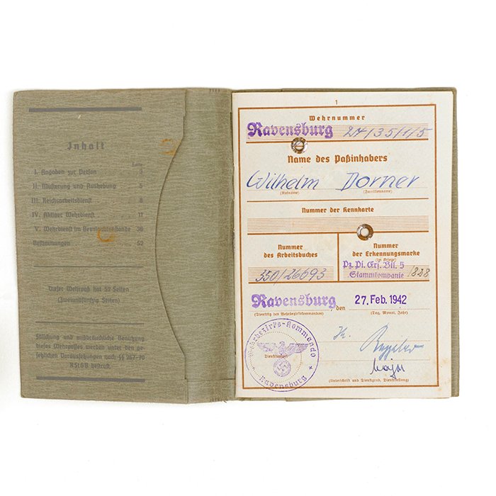 SJA75 Wehrpass for a young Heer Panzerpionier killed during Operation Zitadelle — image 3