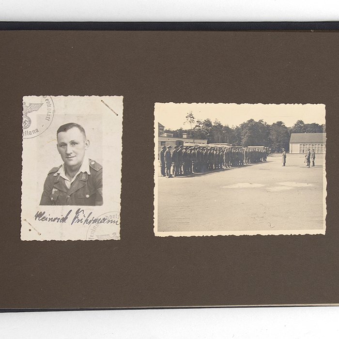 JDC5 Set of theatre made finger ring, photo album and maps pertaining to a Heer member of the DAK — image 18