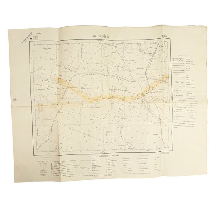 JDC5 Set of theatre made finger ring, photo album and maps pertaining to a Heer member of the DAK — image 23