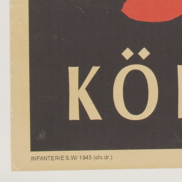 DJA13 Original large format iconic propaganda poster Infanterie, Königin Aller Waffen — image 6
