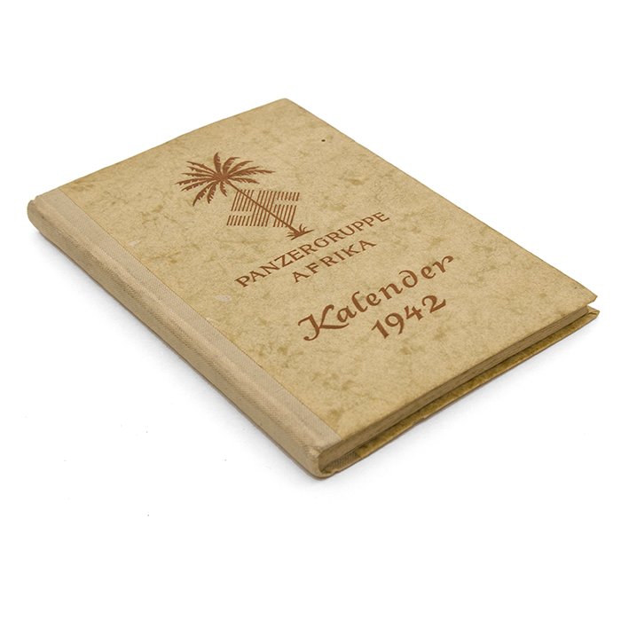 SBA13 1942 dated pocket calendar for Panzergruppe Afrika with entries — image 2