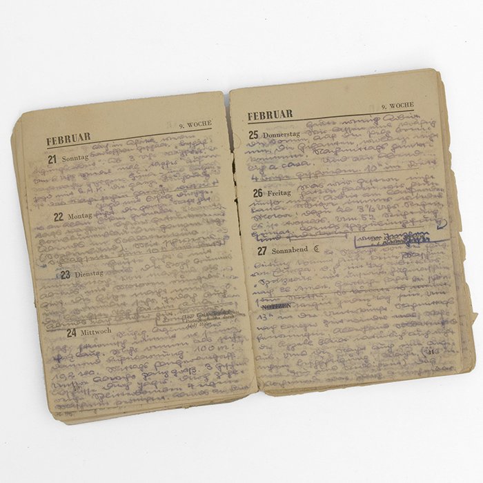 SBA12 Unique Panzerarmee Afrika 1943 Kalendar packed with information, examined by the American War Department — image 10