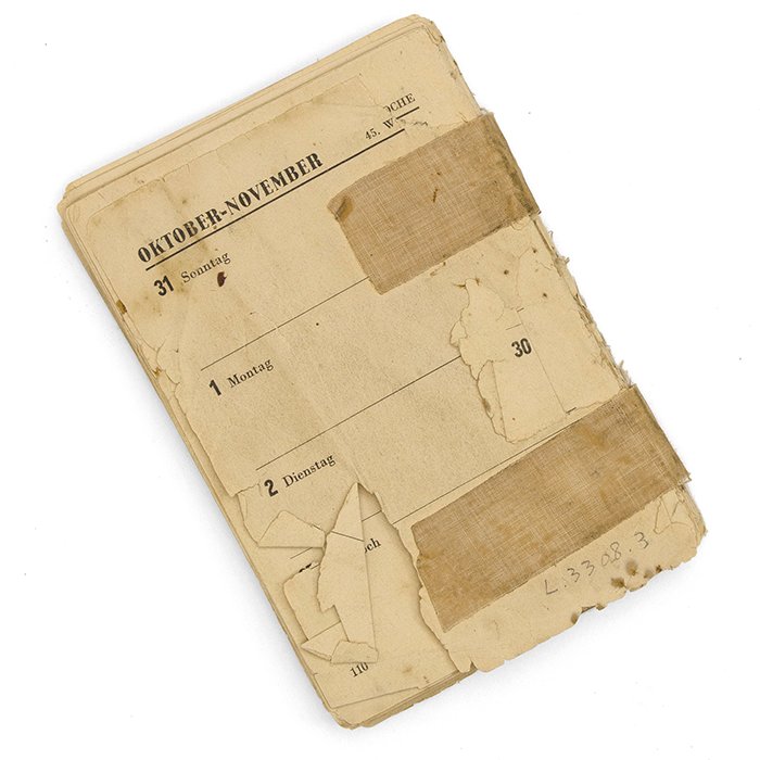 SBA12 Unique Panzerarmee Afrika 1943 Kalendar packed with information, examined by the American War Department — image 23