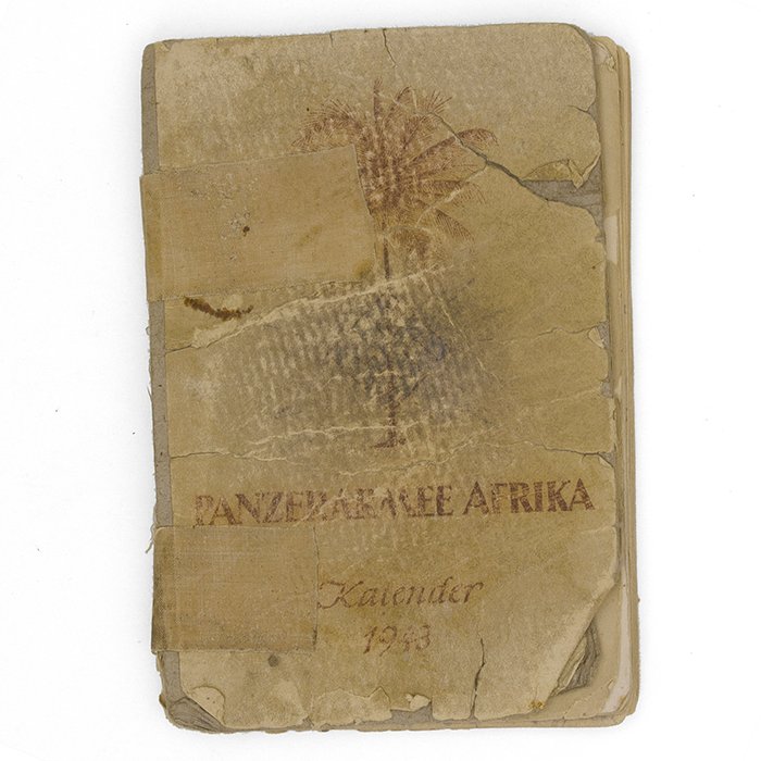 SBA12 Unique Panzerarmee Afrika 1943 Kalendar packed with information, examined by the American War Department — image 4