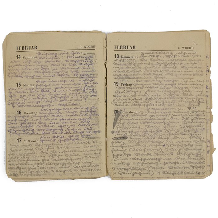 SBA12 Unique Panzerarmee Afrika 1943 Kalendar packed with information, examined by the American War Department — image 9