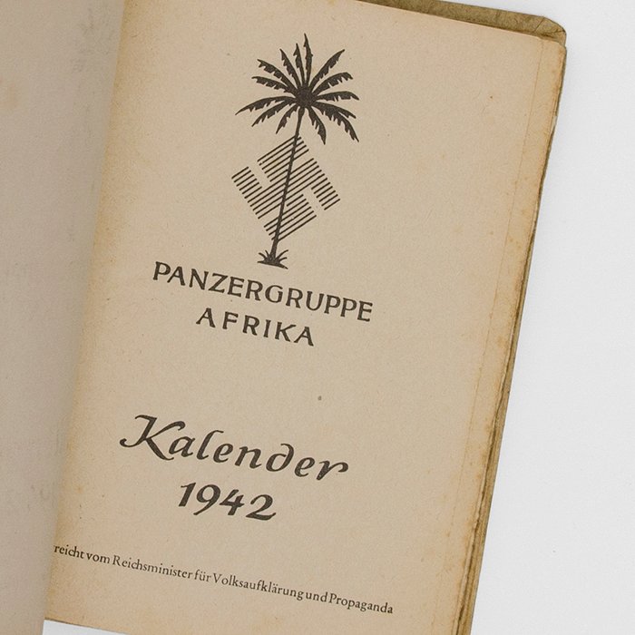 BSA46 1942 dated pocket calendar for Panzergruppe Afrika — image 4