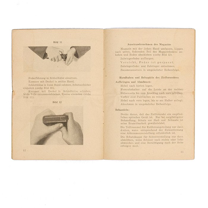 HKA20 First version of manual for Gewehr 43 semi automatic rifle — image 10