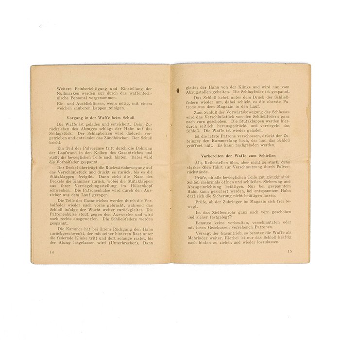 HKA20 First version of manual for Gewehr 43 semi automatic rifle — image 11