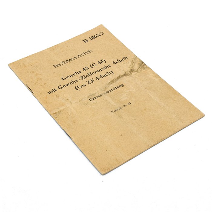 HKA20 First version of manual for Gewehr 43 semi automatic rifle — image 3
