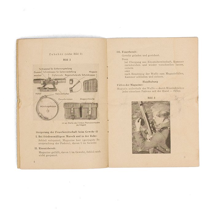 HKA20 First version of manual for Gewehr 43 semi automatic rifle — image 6