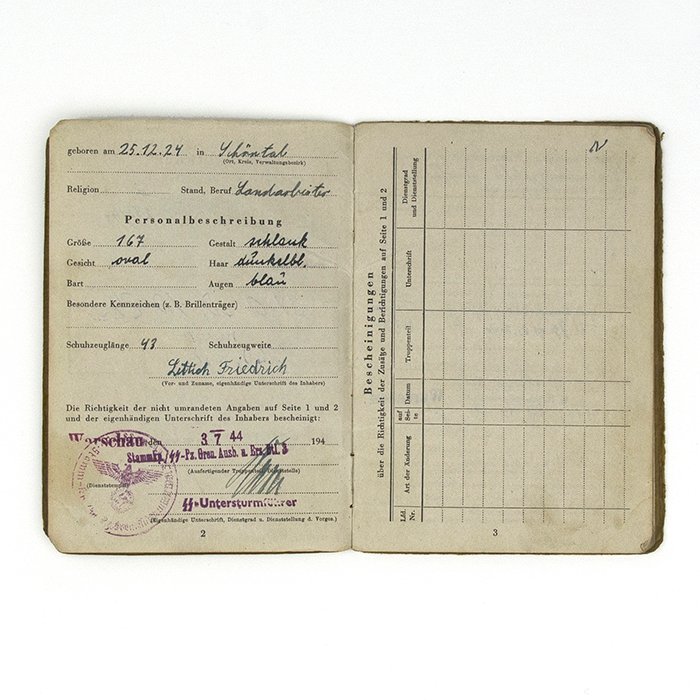 CBA23 Soldbuch for a Waffen-SS Panzergrenadier — image 6