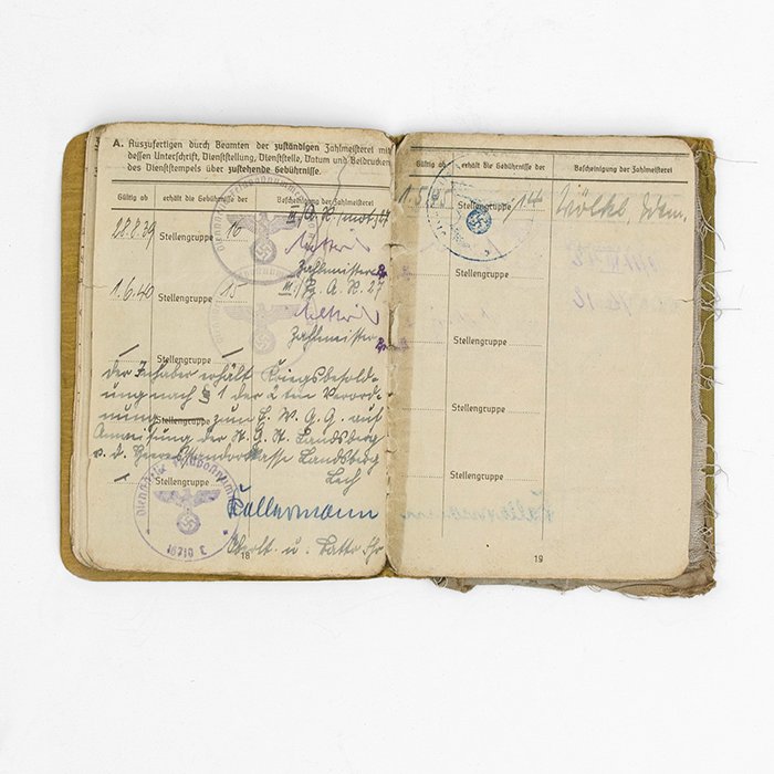 DMA16 Heer Soldbuch and extra papers for a Kanonier with promotions to Unteroffizier — image 13
