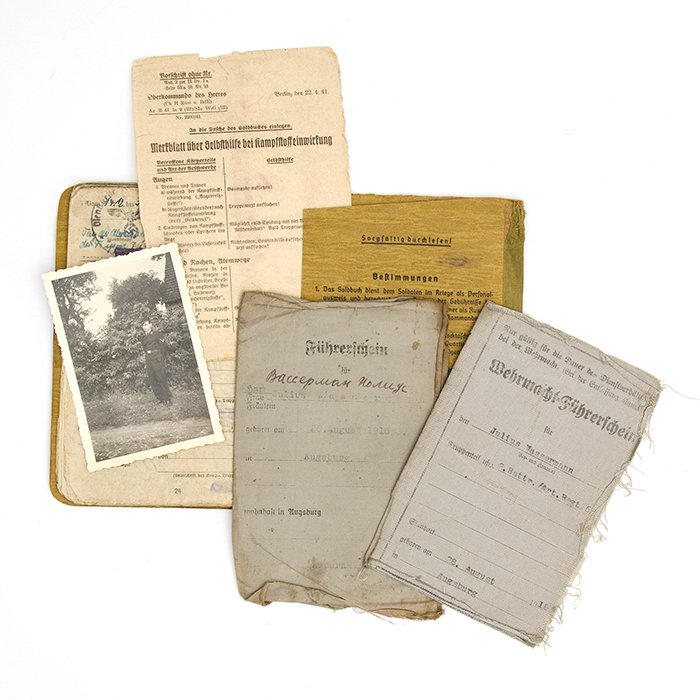 DMA16 Heer Soldbuch and extra papers for a Kanonier with promotions to Unteroffizier — image 3