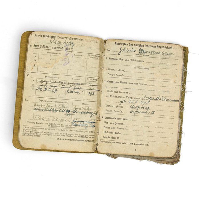 DMA16 Heer Soldbuch and extra papers for a Kanonier with promotions to Unteroffizier — image 6