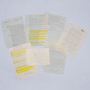 PDA1 Lot of correspondence between an American collector and Kriegsmarine …