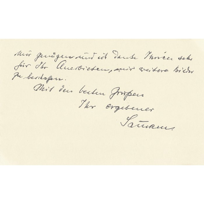 PDA2 Set of three cards sent postwar by Brillantenträger General der Panzertruppen Dietrich von Saucken — image 7