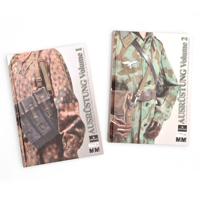 REG1 Excellent new books, two volume set Ausrüstung - about field equipment of the German military forces in WWII by Roly Pickering — image 2