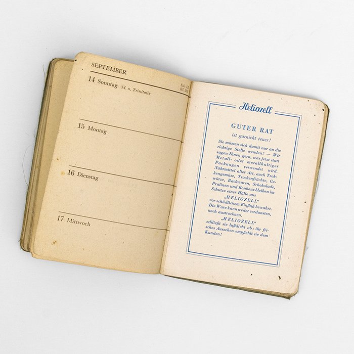 TOA2 1941 dated pocket calendar and notebook for a Heer Unteroffizier with service in Afrika — image 7