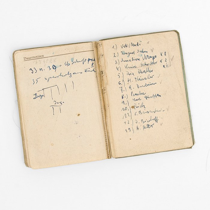 TOA2 1941 dated pocket calendar and notebook for a Heer Unteroffizier with service in Afrika — image 8