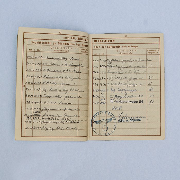 DGA10 continued - Ritterkreuz grouping pertaining to Luftwaffe Hauptmann Heinrich Jung, Kommandeur of II.JG 54 Grünherz — image 7