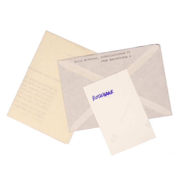 SAF33 Letter and photo from Heer Ritterkreuzträger Rothhaar to a German collector — image 3