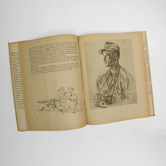 PTA10 Three period books related to the campaign in North Africa - Balkenkreuz uber Wüstensand, Mit Rommel in der Wüste, Helden der Wüste — image 6