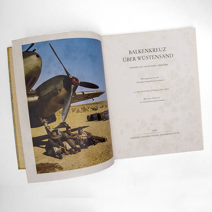 PTA10 Three period books related to the campaign in North Africa - Balkenkreuz uber Wüstensand, Mit Rommel in der Wüste, Helden der Wüste — image 8