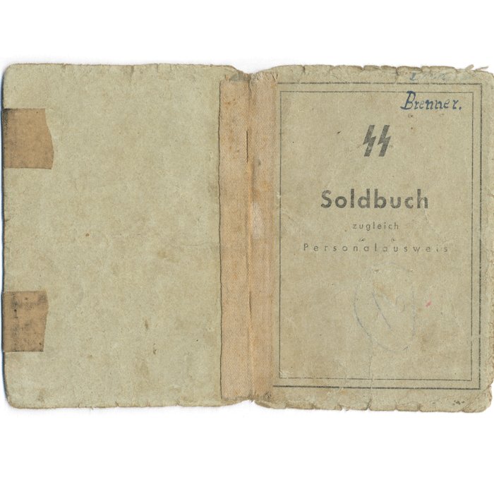 MGA1 Soldbuch for Volksdeutsch Waffen-SS Nachrichten Sturmann — image 3