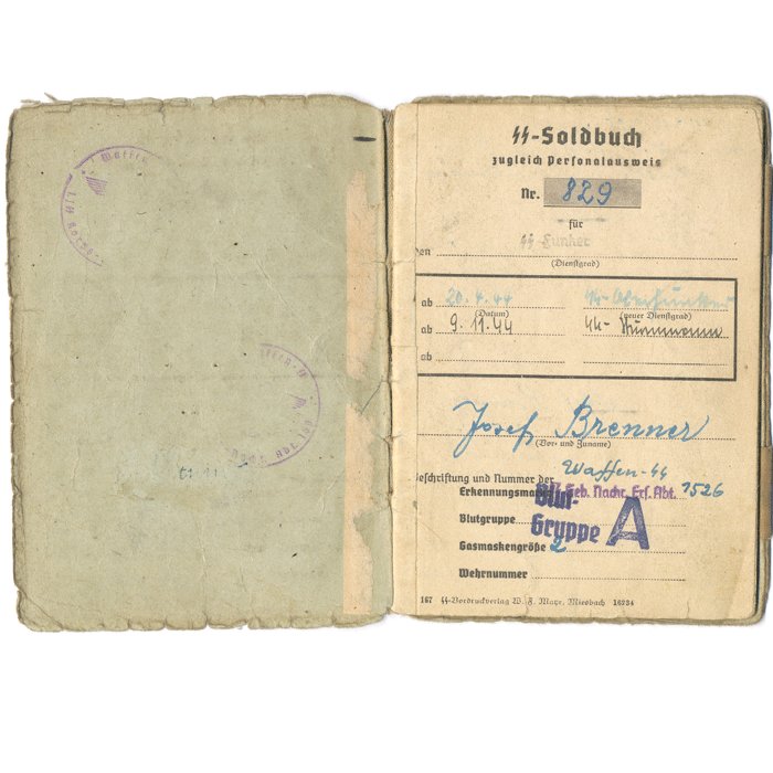 MGA1 Soldbuch for Volksdeutsch Waffen-SS Nachrichten Sturmann — image 4
