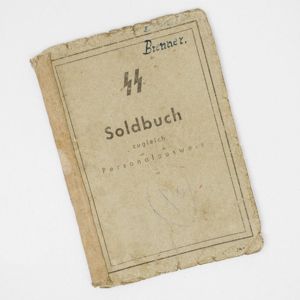 MGA1 Soldbuch for Volksdeutsch Waffen-SS Nachrichten Sturmann
