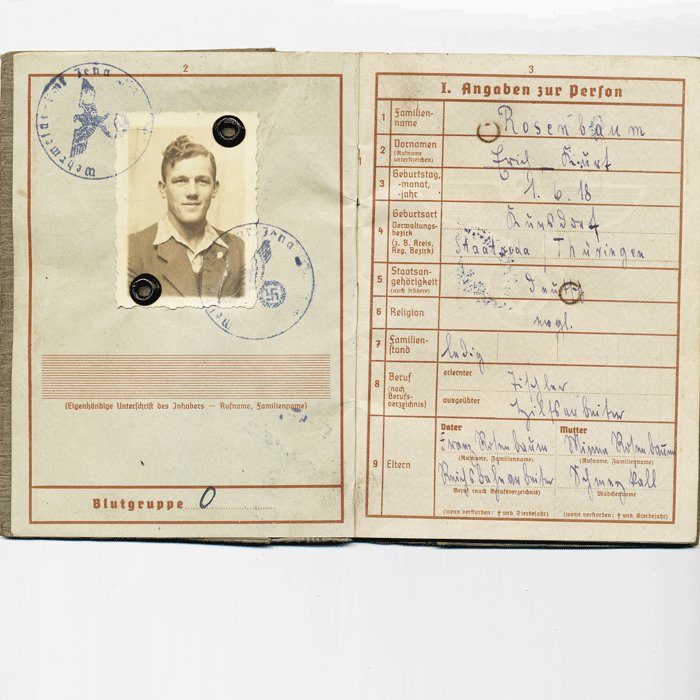 CHA1 Wehrpass for a Luftwaffe Fallschirmjäger Sanitäter and Kretakämpfer — image 5