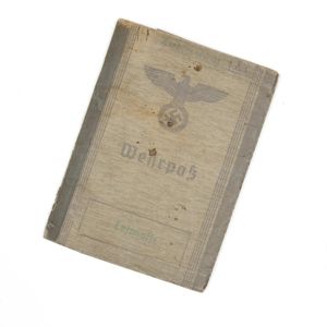 CHA1 Wehrpass for a Luftwaffe Fallschirmjäger Sanitäter and Kretakämpfer