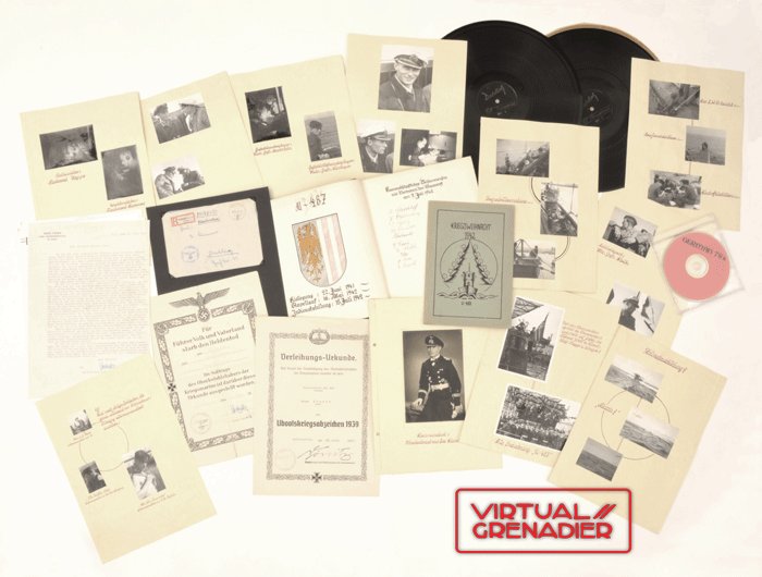 MPA20 Interesting grouping pertaining to Kapitänleutnant Heinz Kummer, commander of U-467 — image 3