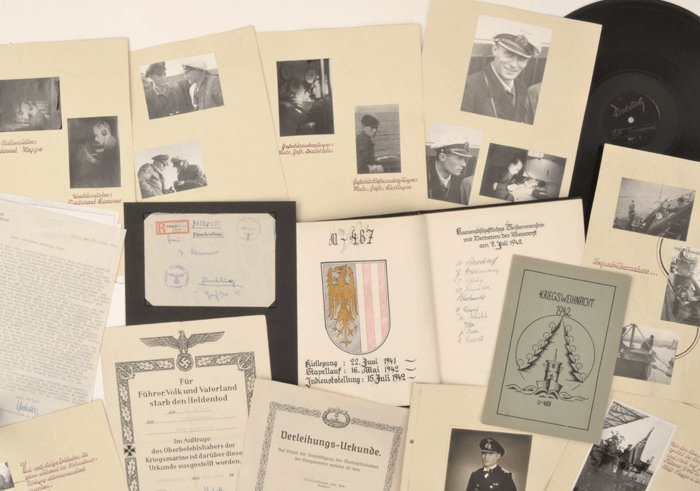 MPA20 Interesting grouping pertaining to Kapitänleutnant Heinz Kummer, commander of U-467 — image 4