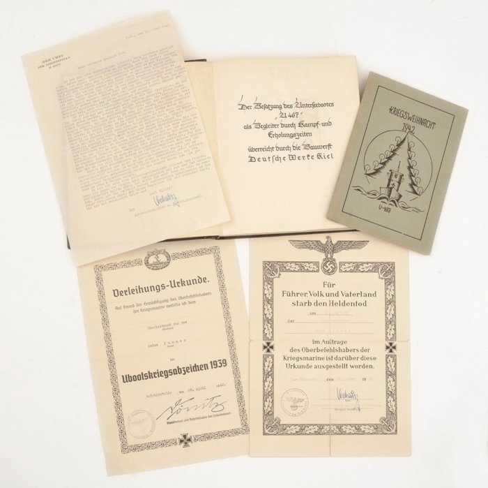 MPA20 Interesting grouping pertaining to Kapitänleutnant Heinz Kummer, commander of U-467 — image 8