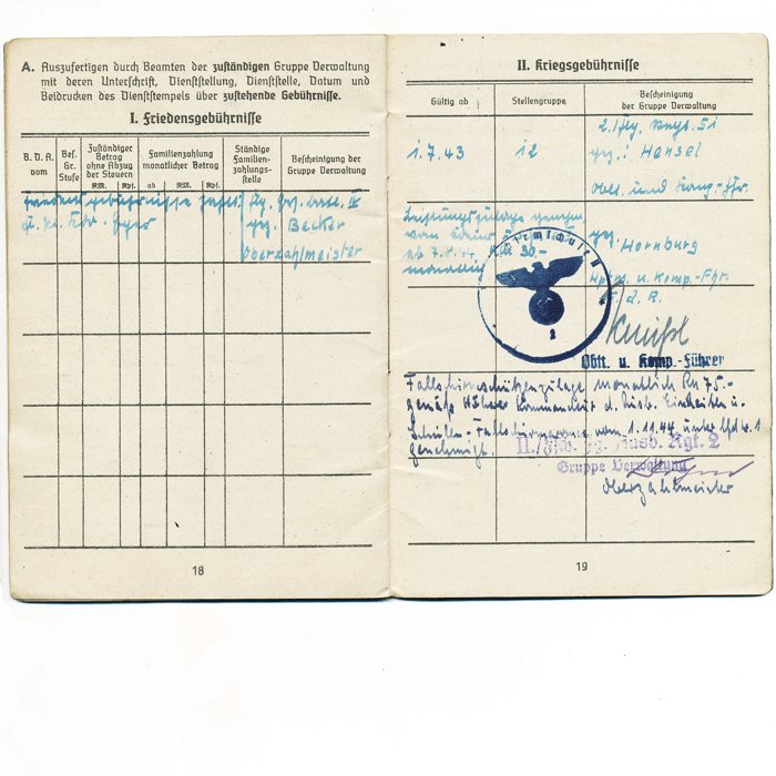 CHA3 Soldbuch for a Luftwaffe Fallschirmjäger Feldwebel — image 9
