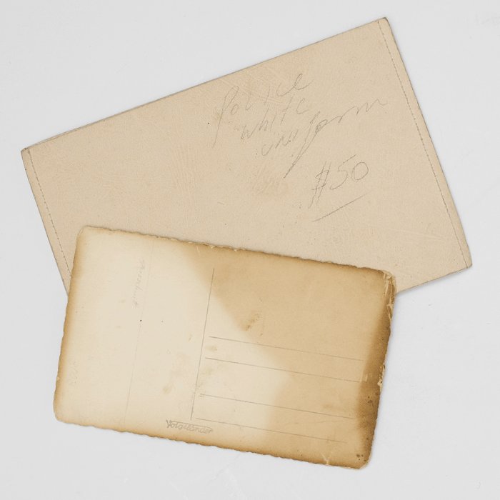 XMA20 Portrait photo with sleeve of Heer EM wearing black Panzer wrap — image 3