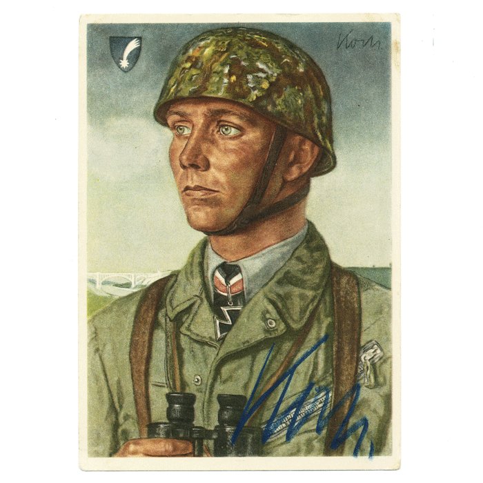 DAM13 Five period autographed Willrich postcards of Fallschirmjäger RKTs — image 6
