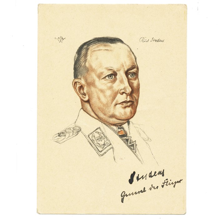 DAM13 Five period autographed Willrich postcards of Fallschirmjäger RKTs — image 8