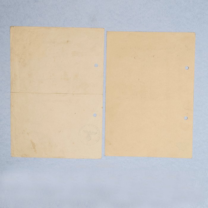 DAM1 Award documents for Sturmabzeichen and Ostmedaille for an NCO in an FJ Sturm-Rgt. — image 3