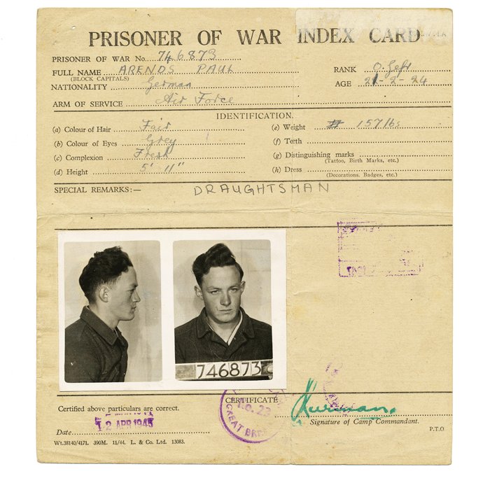 DAM3 Pair of award documents for EKII and Black wound badge plus letter and capture paper for a member of Fsch.Panzerdiv.H.G. that fought at Nijmegen — image 6