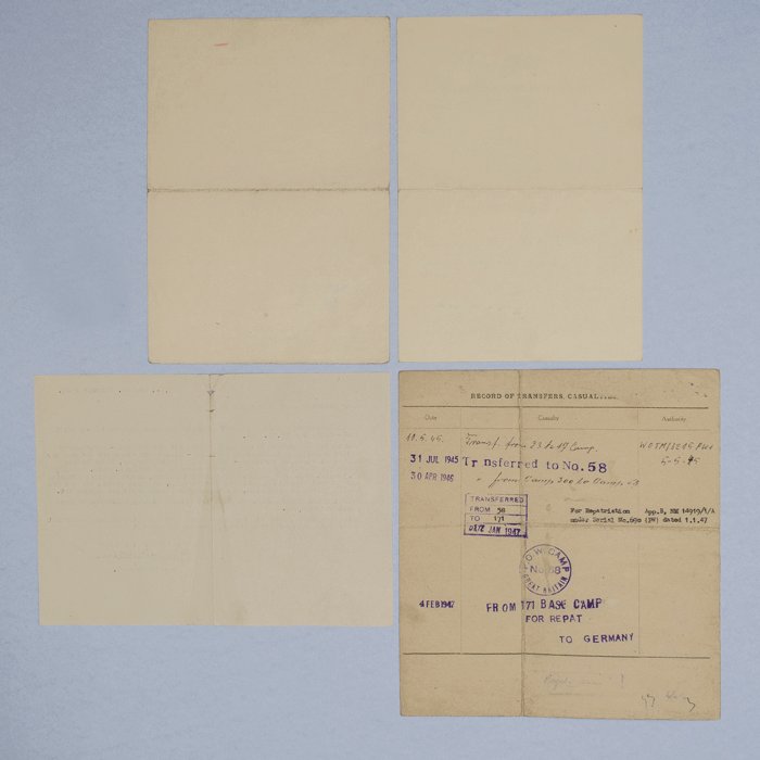 DAM3 Pair of award documents for EKII and Black wound badge plus letter and capture paper for a member of Fsch.Panzerdiv.H.G. that fought at Nijmegen — image 8
