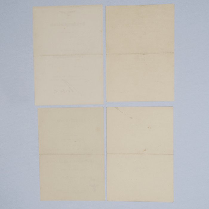 DAM4 Set of four award documents, Fallschirmschützenschein, EKII, EKI and Silver wound badge for an NCO member of Fallsch.Jg.Rgt. 6 — image 7