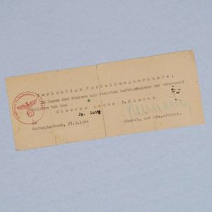 DAM11 Field made EKII award document for a Fallschirmjäger, signed …