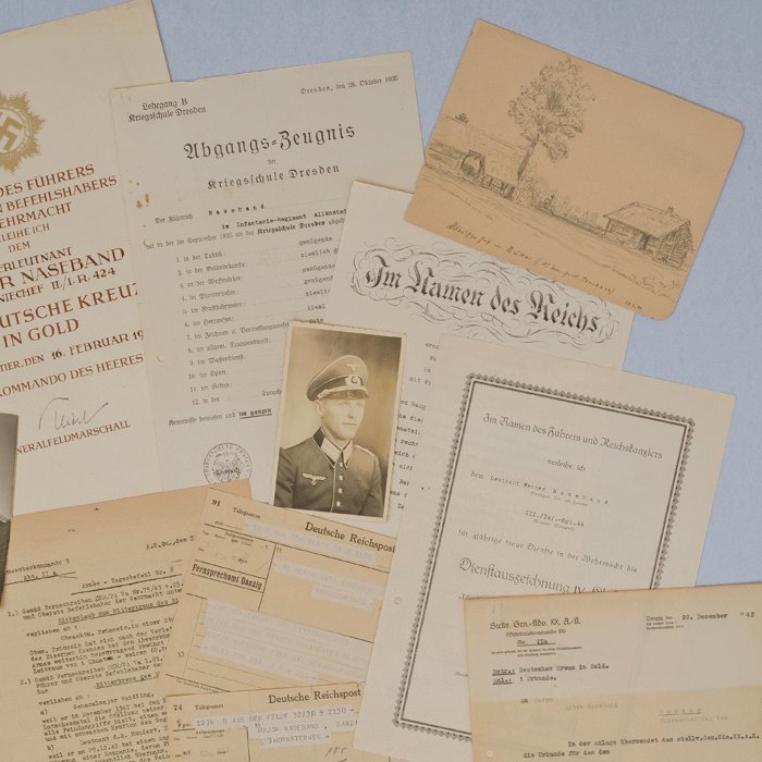 JOA1 Knights Cross document grouping for Heer Infanterie Major Werner Naseband — image 16